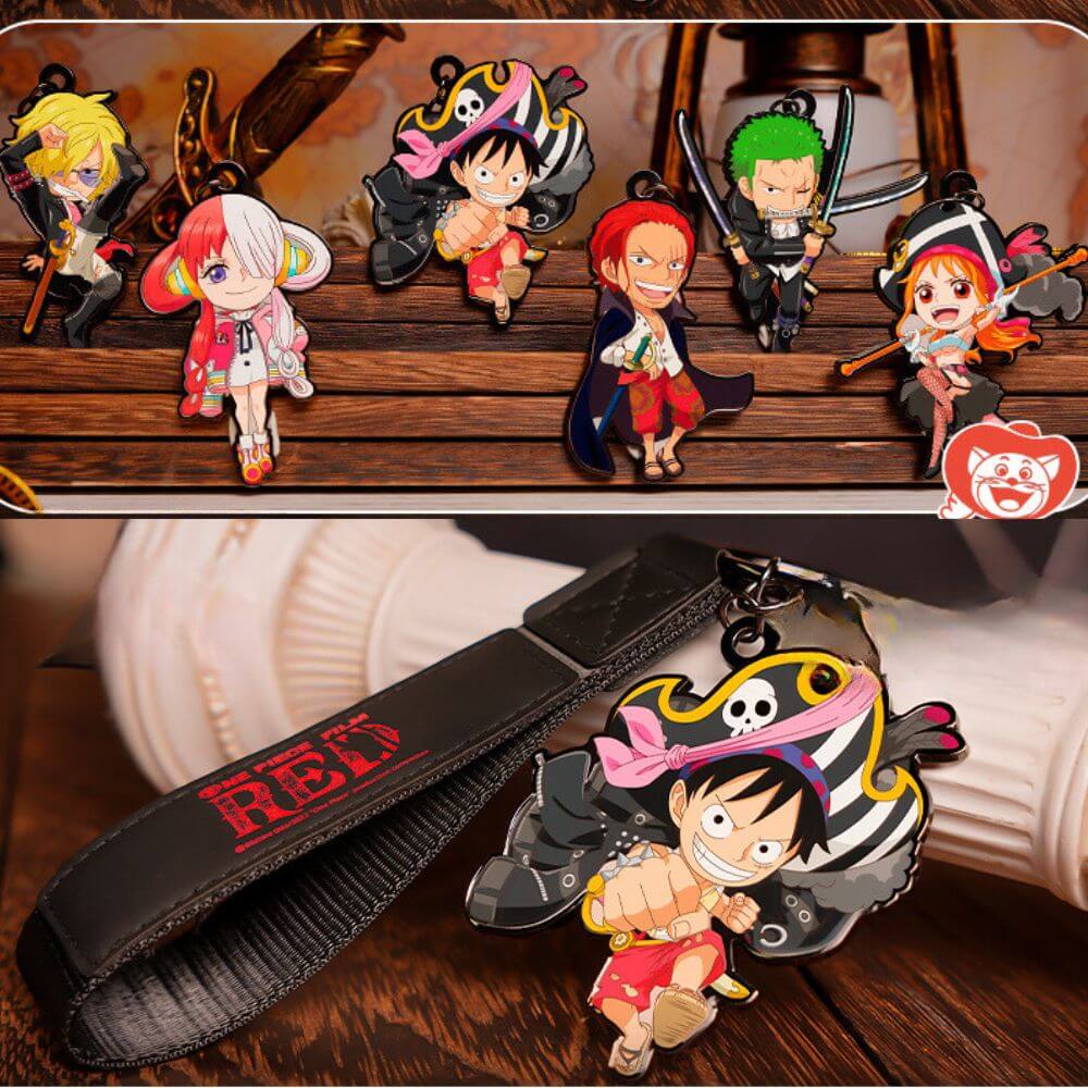 Straw Hat Crew One Piece Keychain Set - FIHEROE.