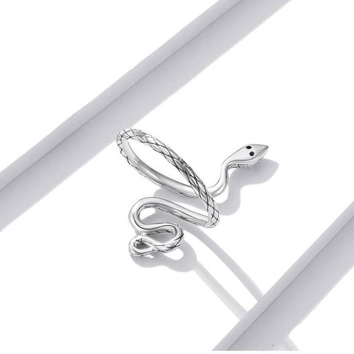 Snake Ring Silver Animal Jewelry - FIHEROE.