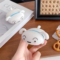 Thumbnail for Cute Little White Dog Silicone Anime Airpods Case - FIHEROE.
