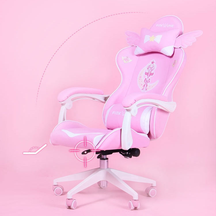 Cute Anime Princess Gaming Chair Ergonomic Seat - FIHEROE.