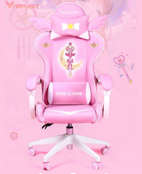 Thumbnail for Cute Anime Princess Gaming Chair Ergonomic Seat - FIHEROE.