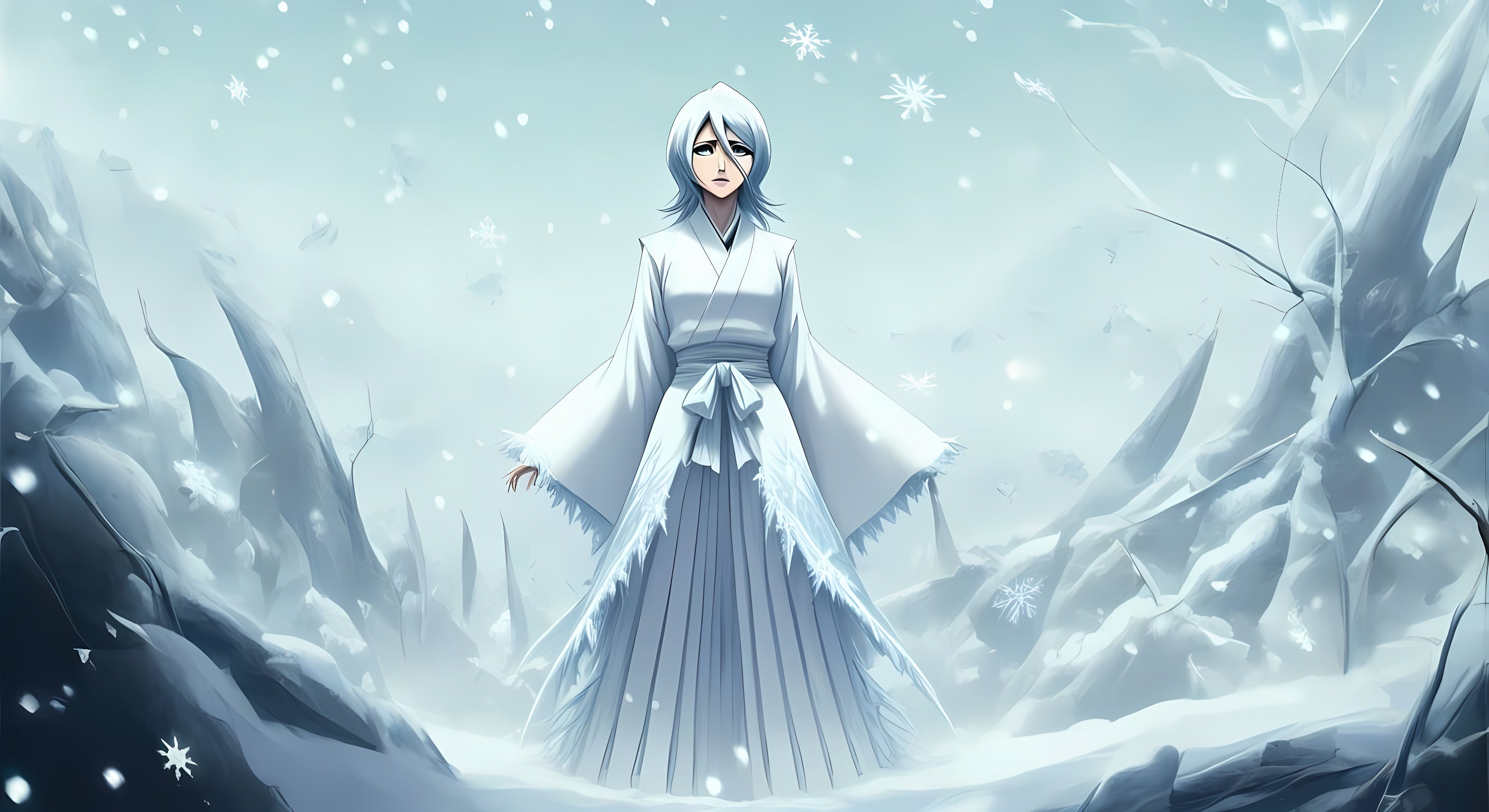 Rukia Kuchiki's Bankai Shirayuki