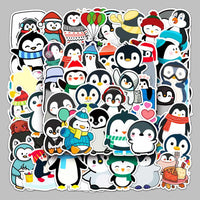 Thumbnail for Penguin Animal Graffiti Scooter Luggage Stickers - FIHEROE.