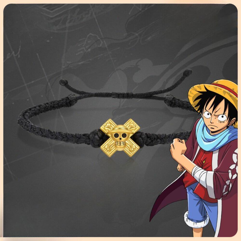 One Piece Jolly Roger Anime Charm Bracelet - FIHEROE.
