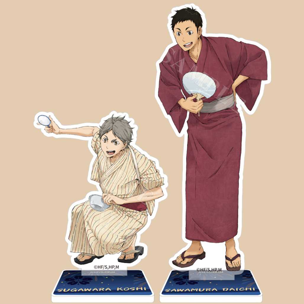 Haikyuu Characters Kimono Acrylic Anime Standees - FIHEROE.