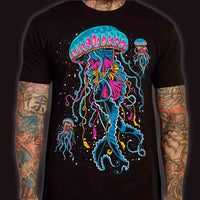 Thumbnail for Animal Totem Jellyfish Cotton Graphic Tee