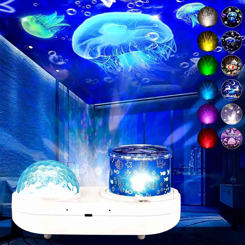 Animal Totem Jellyfish Ambient LED Projector Lamp