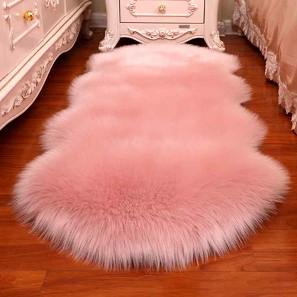 Fairy Core Whimsical Bedroom Shag Carpet