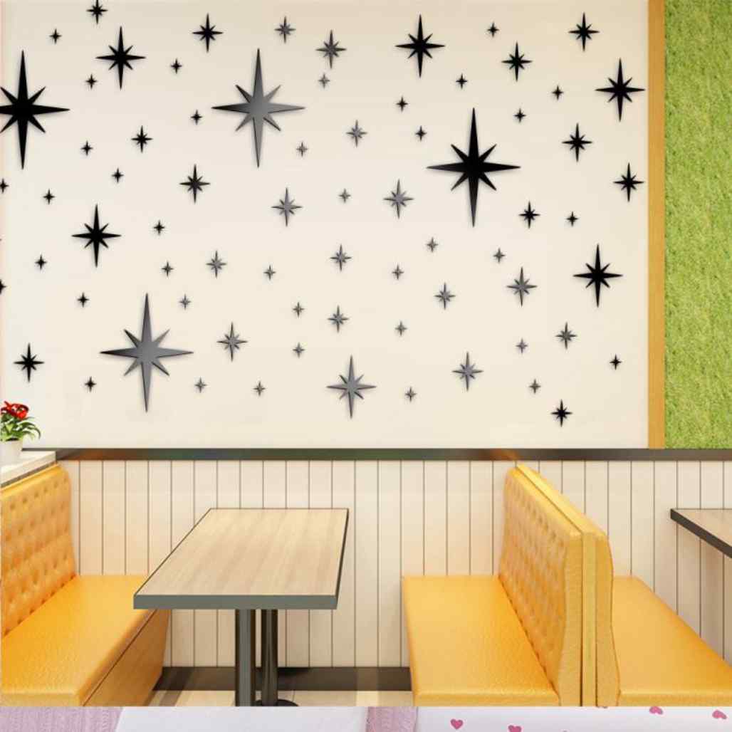 Starry Sky Fairy Acrylic Anime Wall Stickers