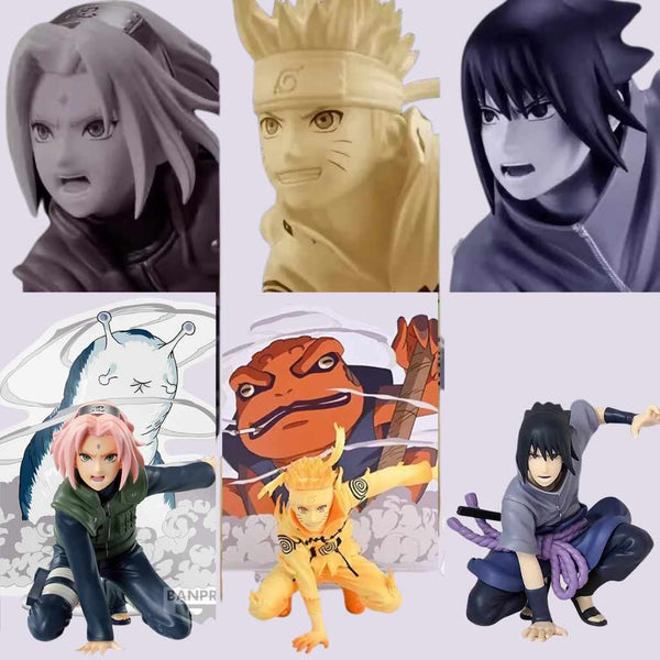 Naruto Shippuden Original Team 7 Banpresto Figures