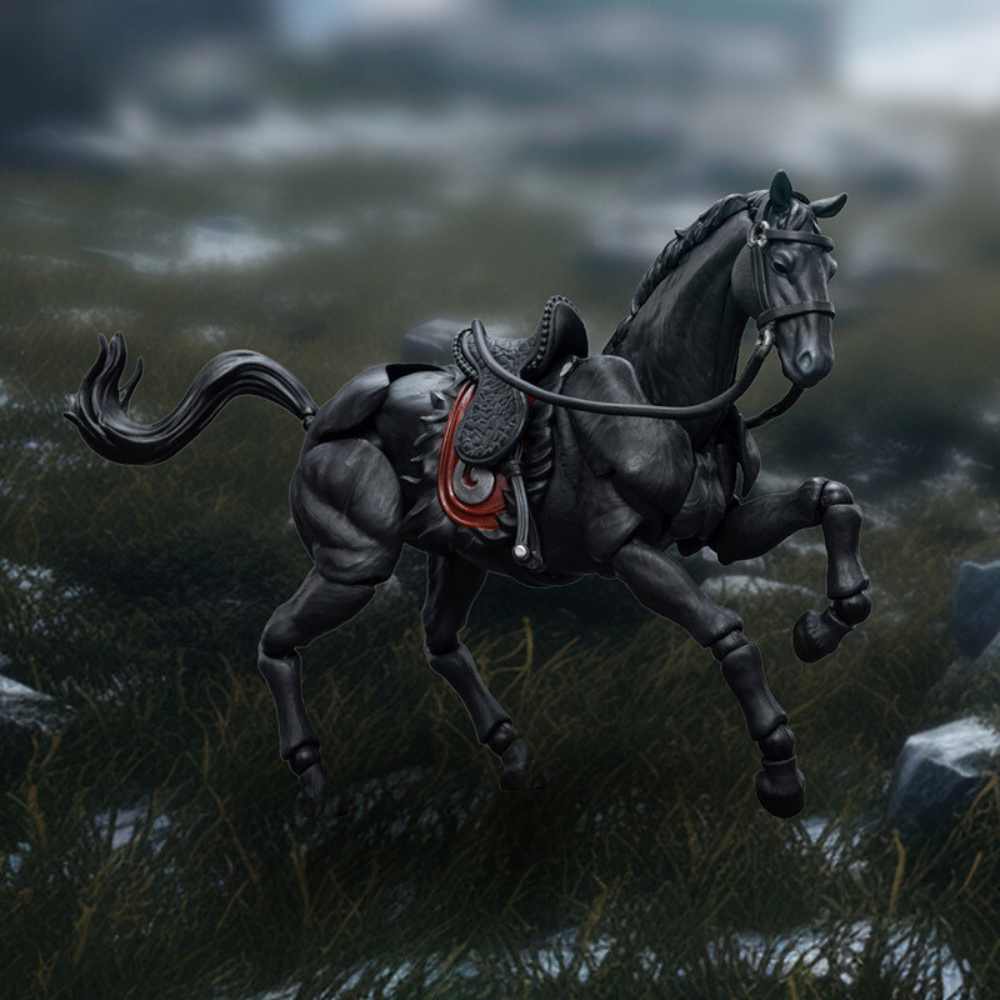 Dark Source Jianghu War Horse Animal Figures - FIHEROE.