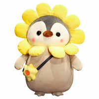 Thumbnail for Cute Sunflower Penguin Anime Stuffed Animal - FIHEROE.