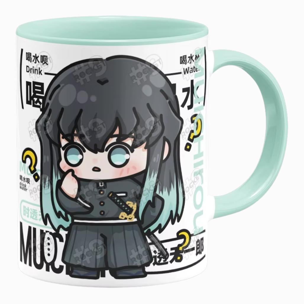 Demon Slayer Tokito Muichiro Anime Mug Set