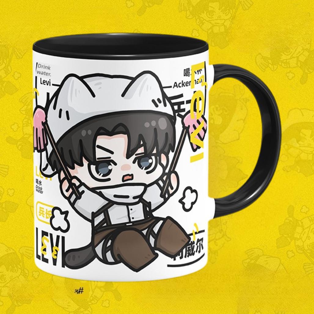 No 9 Attack on Titan Levi Ackerman Mug set