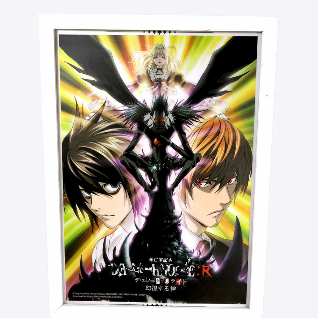 Death Note Characters Anime Posters Wall Art - FIHEROE.