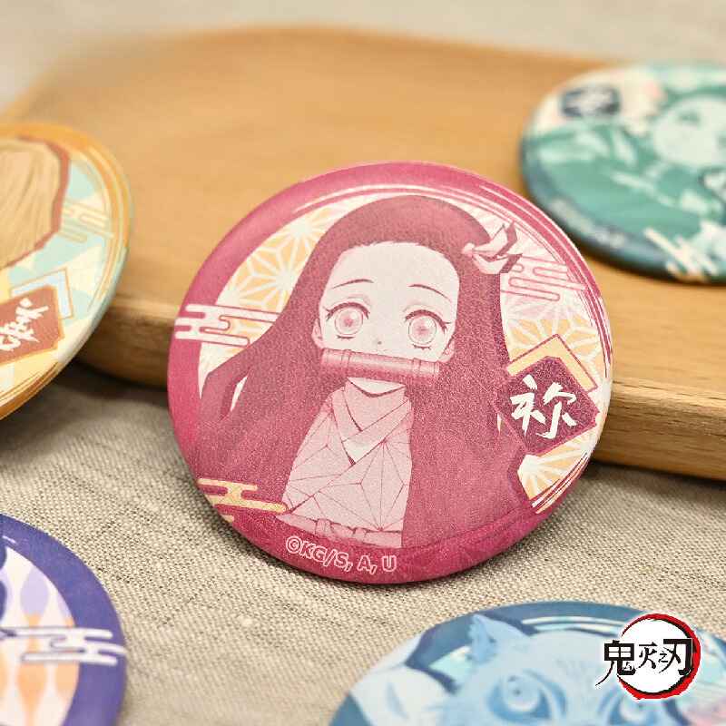 Demon Slayer Characters Button Anime Badges - FIHEROE.