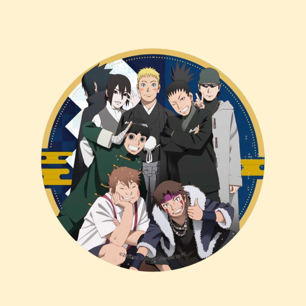 Naruto Shippuden Wedding Photos Big Anime Badges - FIHEROE.