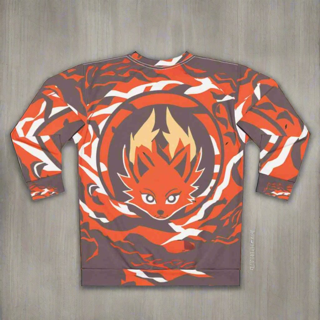 Ember Fox Graphic Anime Animal Sweatshirt Unisex