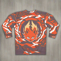 Thumbnail for Ember Fox Graphic Anime Animal Sweatshirt Unisex