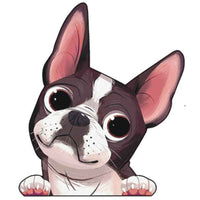 Thumbnail for Cute Dog Vinyl Decal Anime Peeker stickers - FIHEROE.
