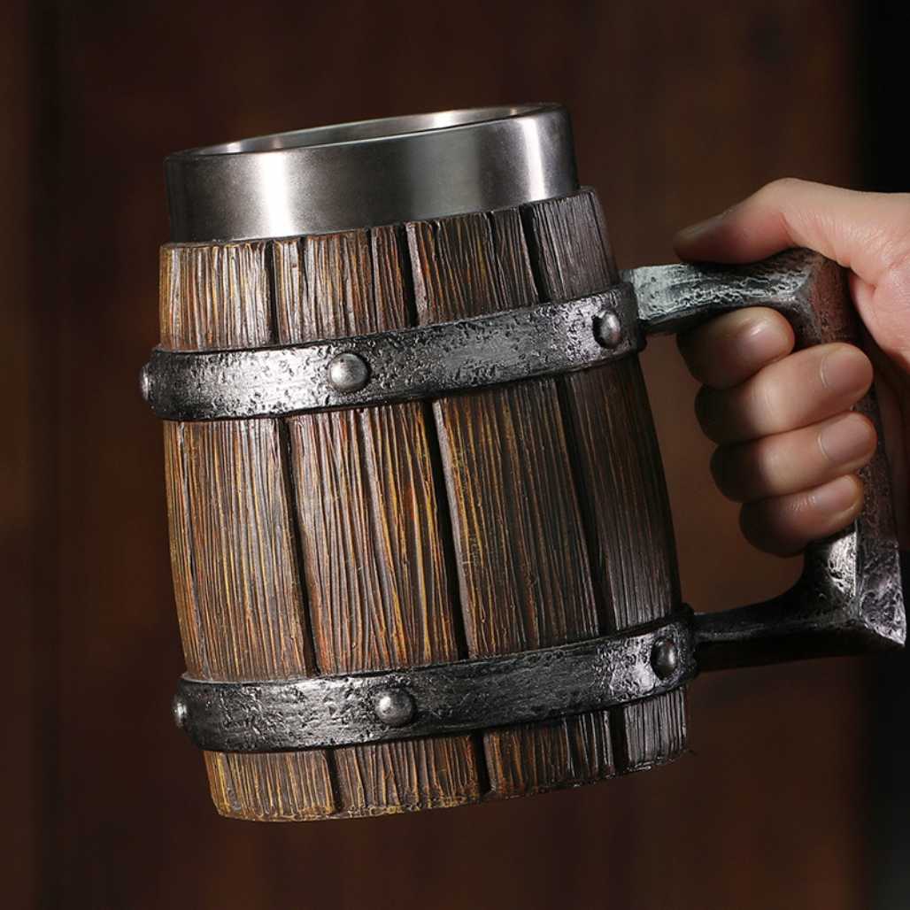 Barrel Stainless Steel Old World Pirate Anime Mug - FIHEROE.