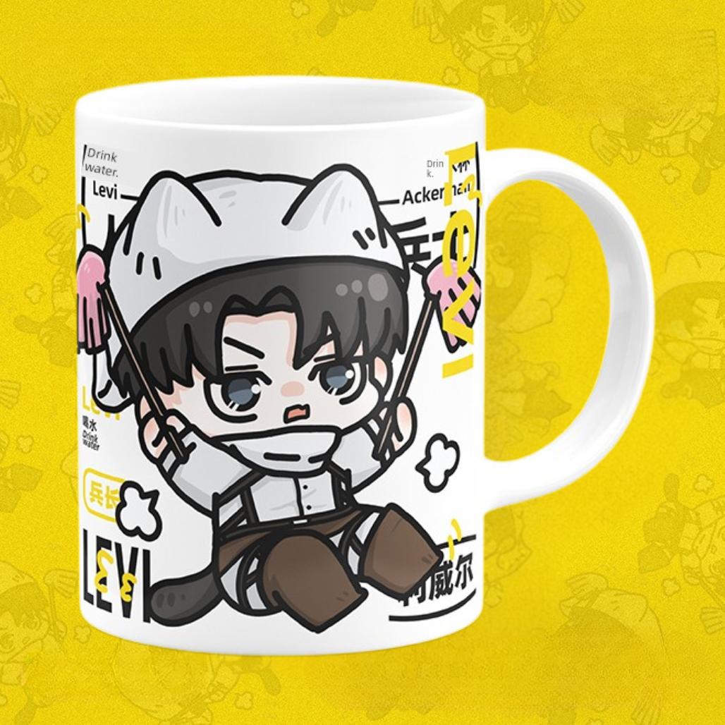 No 9 Attack on Titan Levi Ackerman Mug set