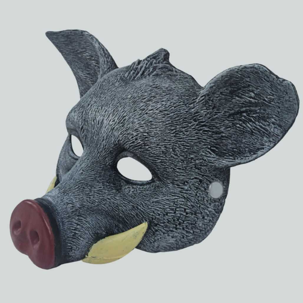 Wild Boar Half Faced Animal Mask - FIHEROE.