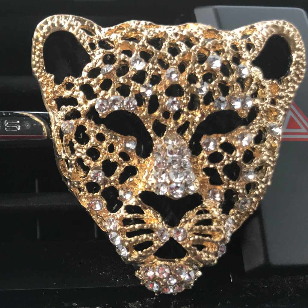 Cheetah Animal Bling Car Freshener