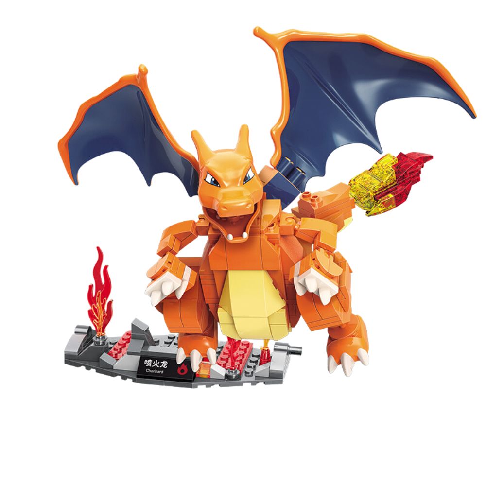 Pokemon Charizard Building Block Figure - FIHEROE.