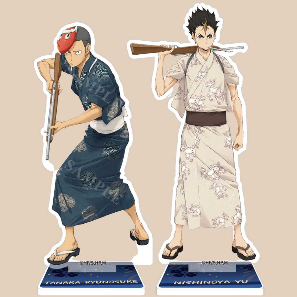 Haikyuu Characters Kimono Acrylic Anime Standees - FIHEROE.