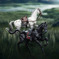 Thumbnail for Dark Source Jianghu War Horse Animal Figures - FIHEROE.