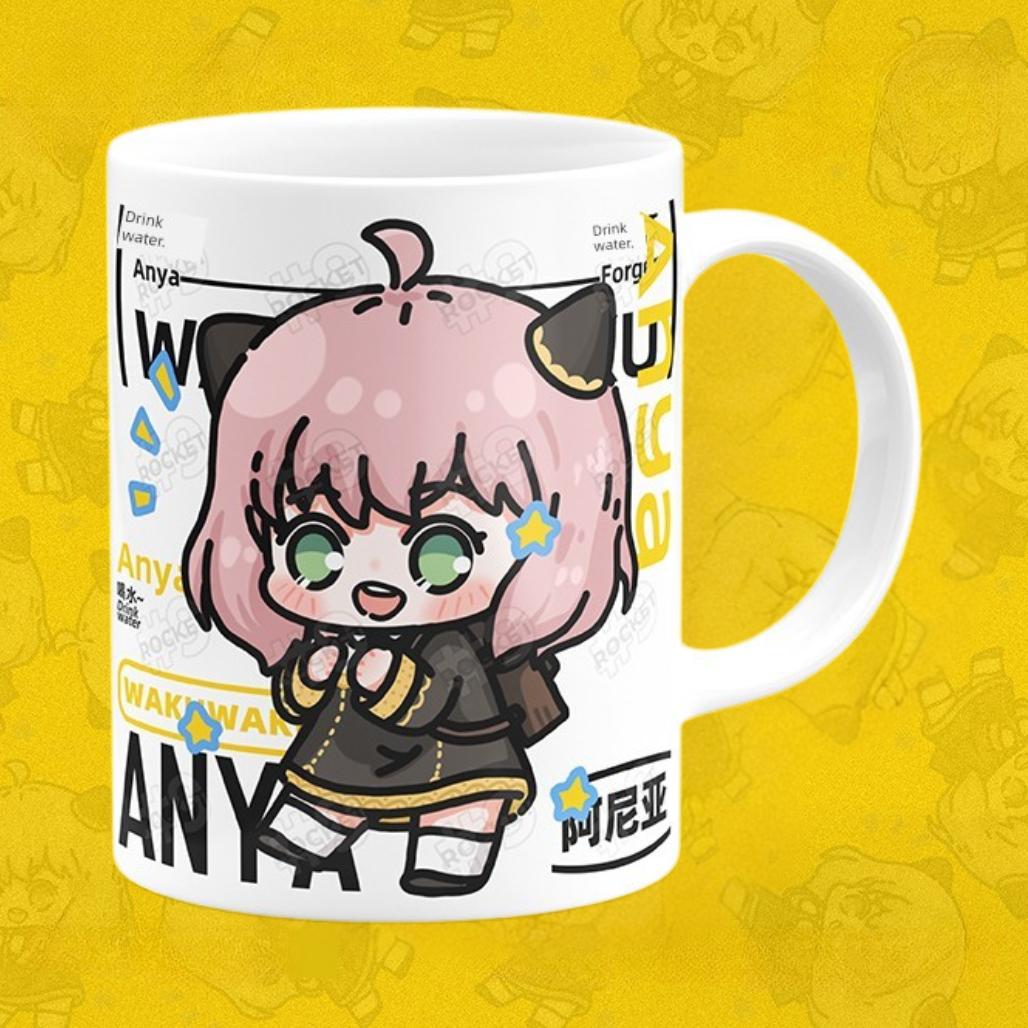 Spy X Family Chibi Anya Forger Anime Mug Set