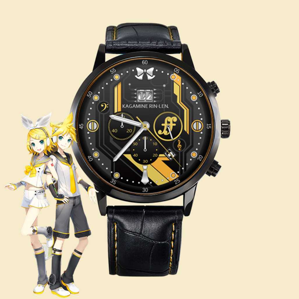 Lucky Stone Vocaloid Kagamine Twins Anime Watch - FIHEROE.