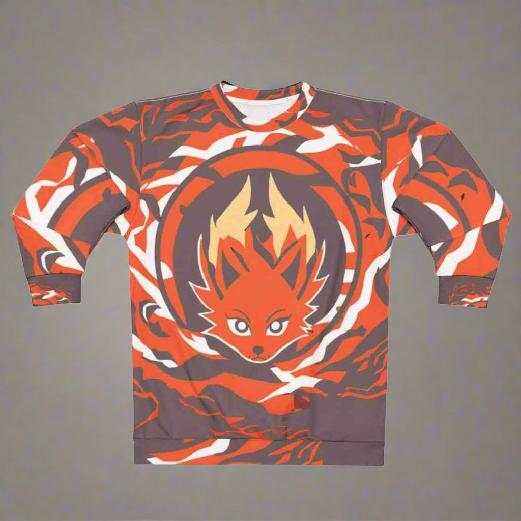 Ember Fox Graphic Anime Animal Sweatshirt Unisex