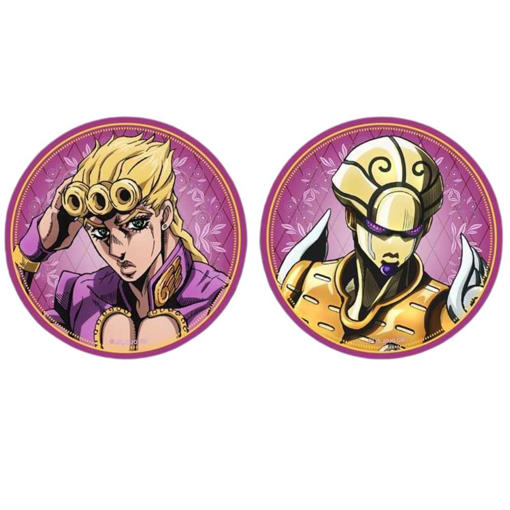 JJBA Golden Wind Characters Holo Anime Badges - FIHEROE.