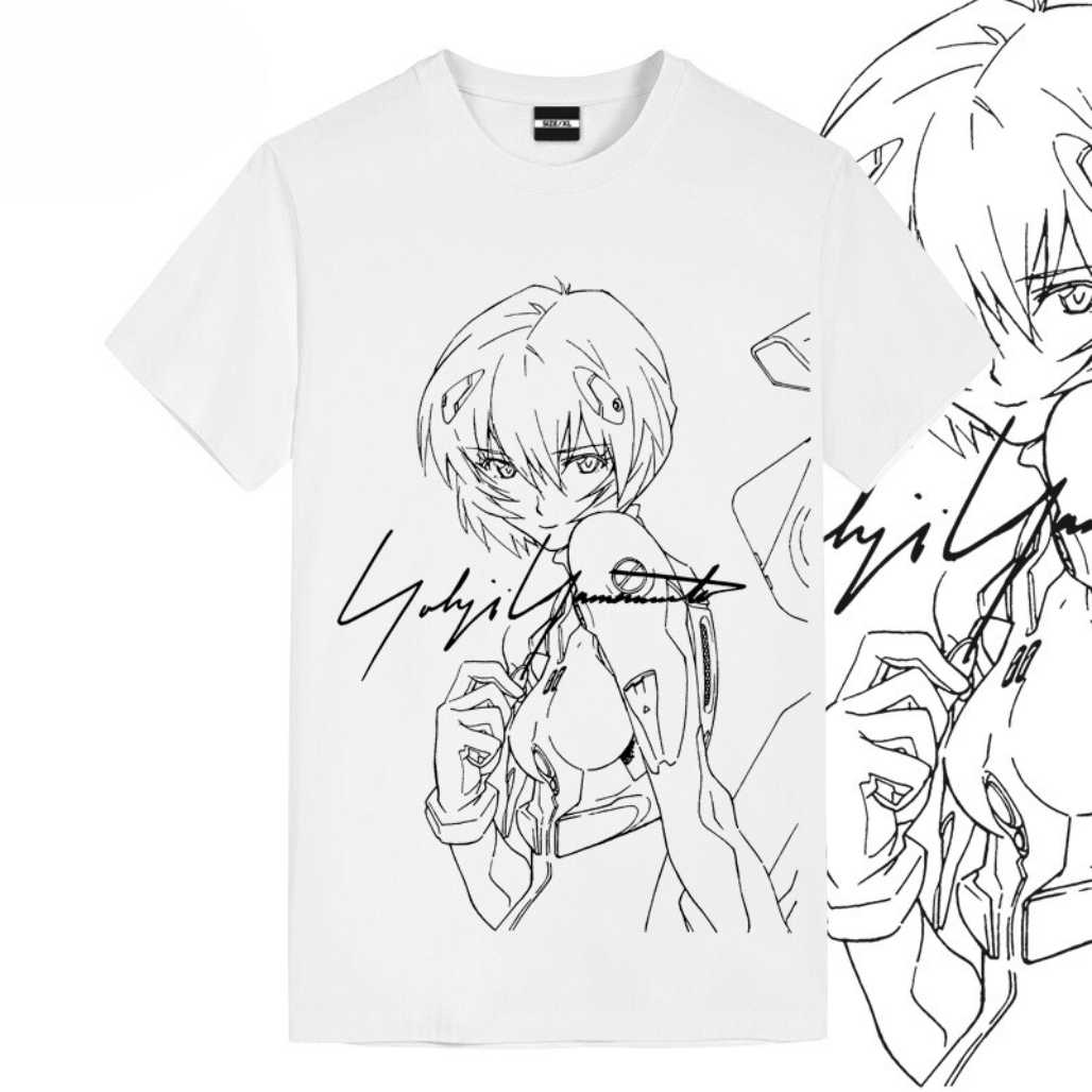 Camiseta gráfica de anime Evangelion Rei Ayanami