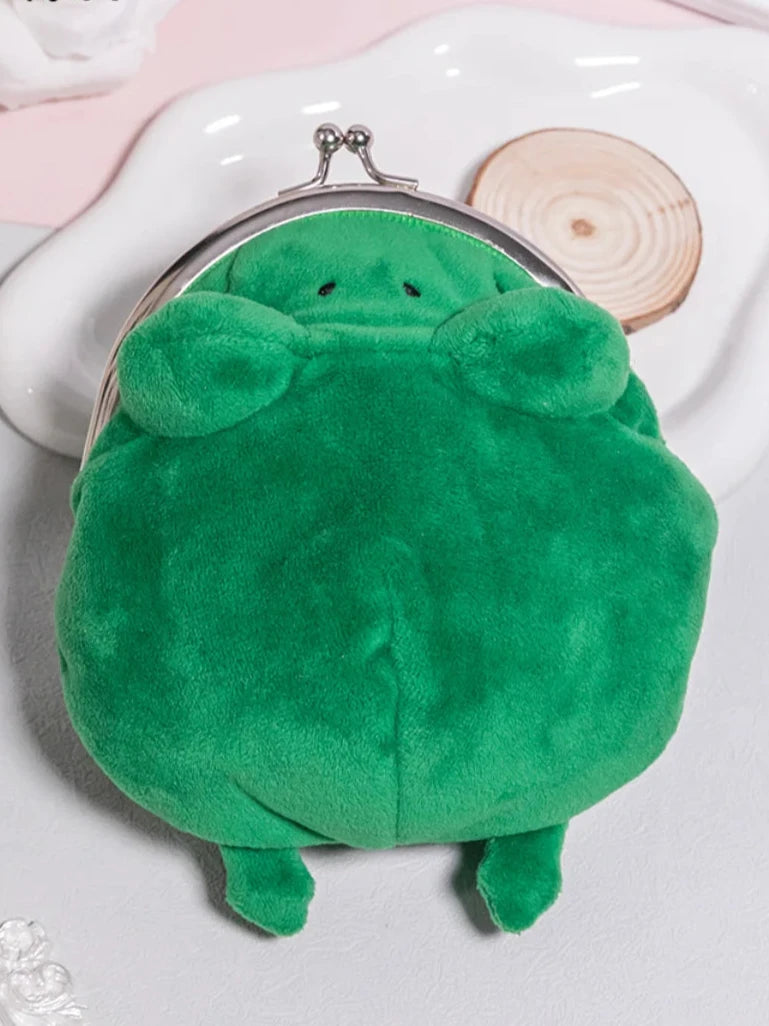 Cute Green Naruto Frog Wallet Anime Coin Purse