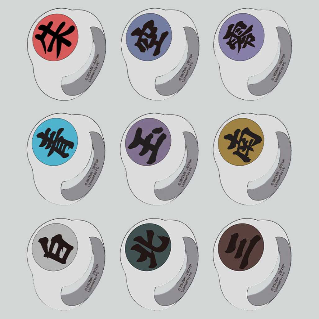 Official Naruto Shippuden Akatsuki Midi Rings