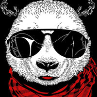 Thumbnail for Camiseta gráfica con el simpático animal animado Panda