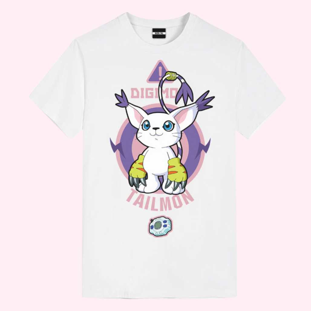 Camisetas gráficas de personajes de anime de Digimon