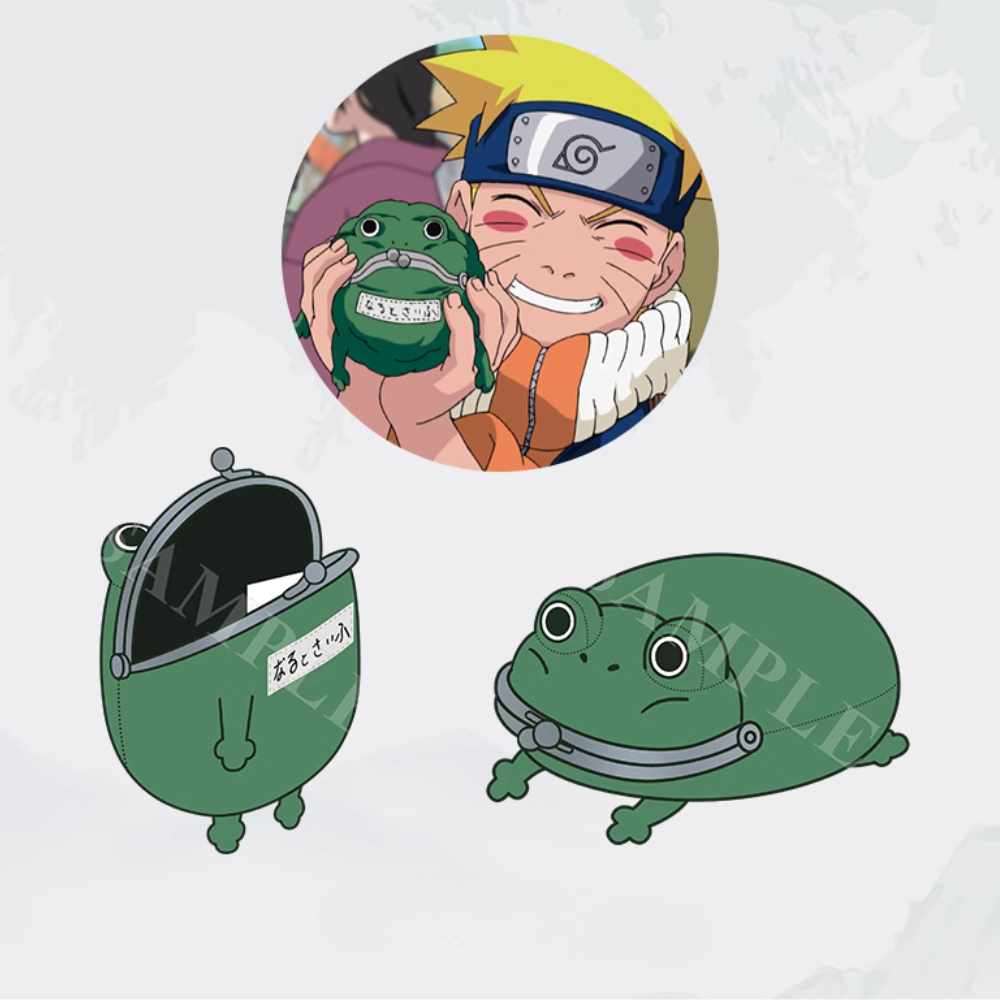 Cute Green Naruto Frog Wallet Anime Coin Purse - FIHEROE.