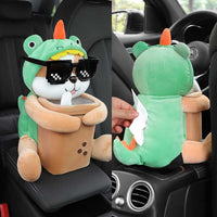 Thumbnail for Cute Anime Stuffed Animal Trash Bin for Car - FIHEROE.