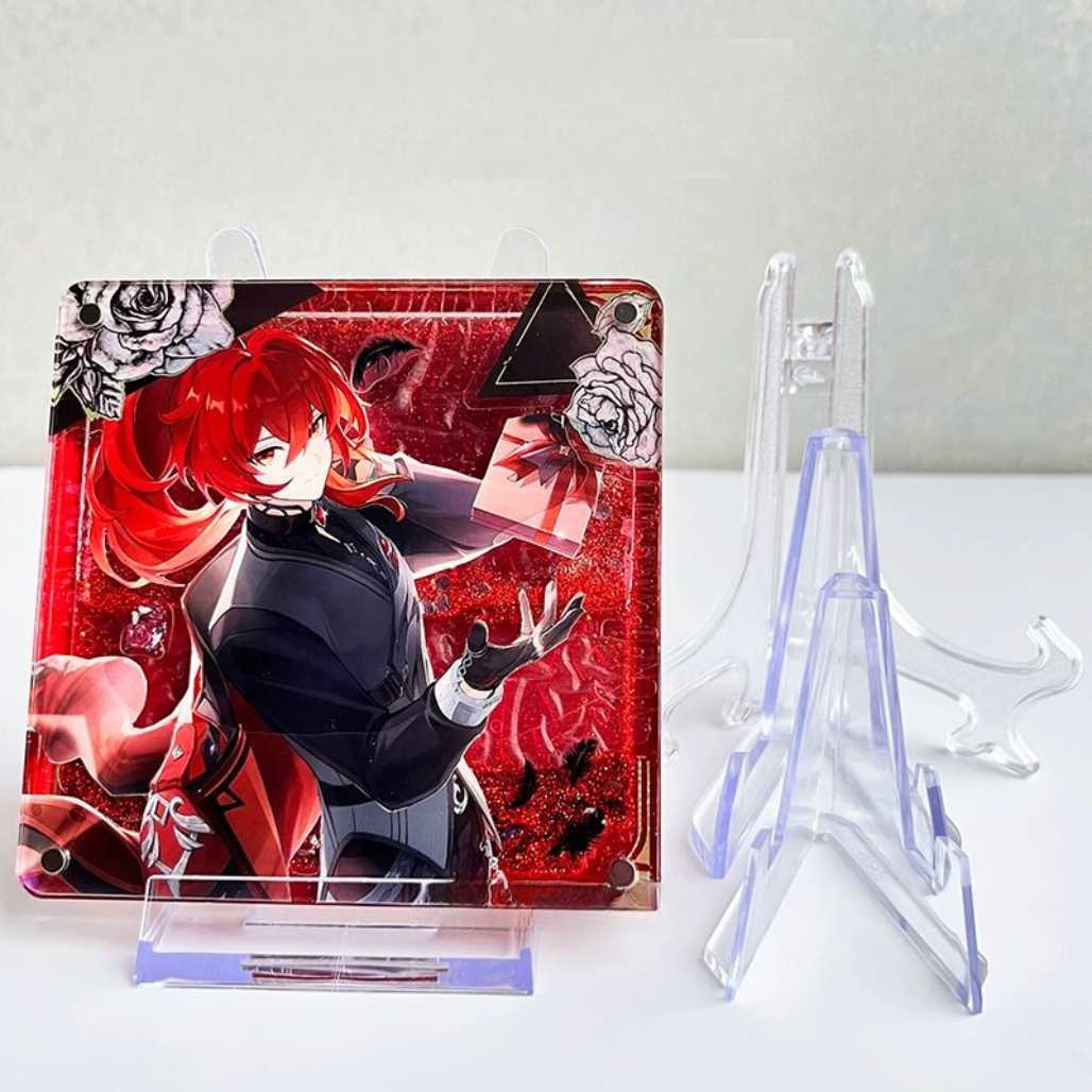 Soporte de arte acrílico personalizado para exhibición de anime