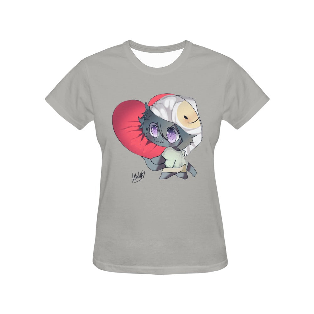 Worldyo Hugs Ladies Fitted Cute Anime Shirt - FIHEROE.