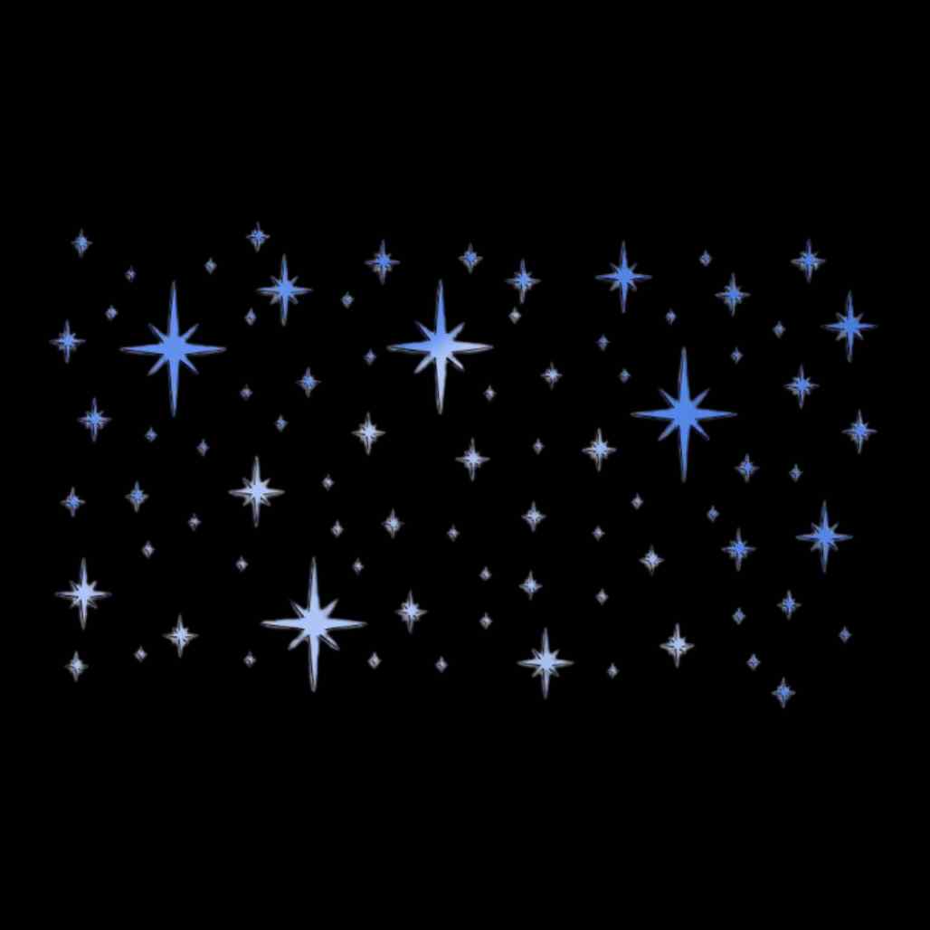 Starry Sky Fairy Acrylic Anime Wall Stickers