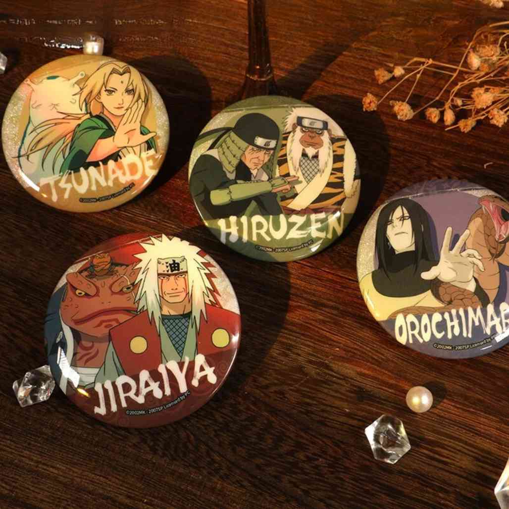 Naruto Shippuden Legendary Sannin Anime Badges