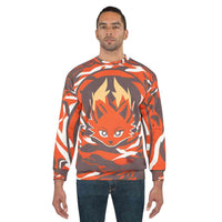 Thumbnail for Ember Fox Graphic Anime Animal Sweatshirt Unisex