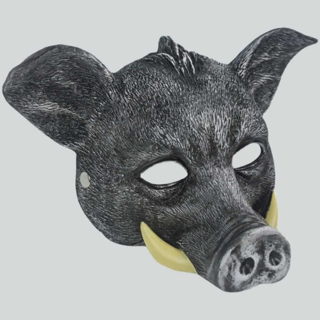 Wild Boar Half Faced Animal Mask - FIHEROE.