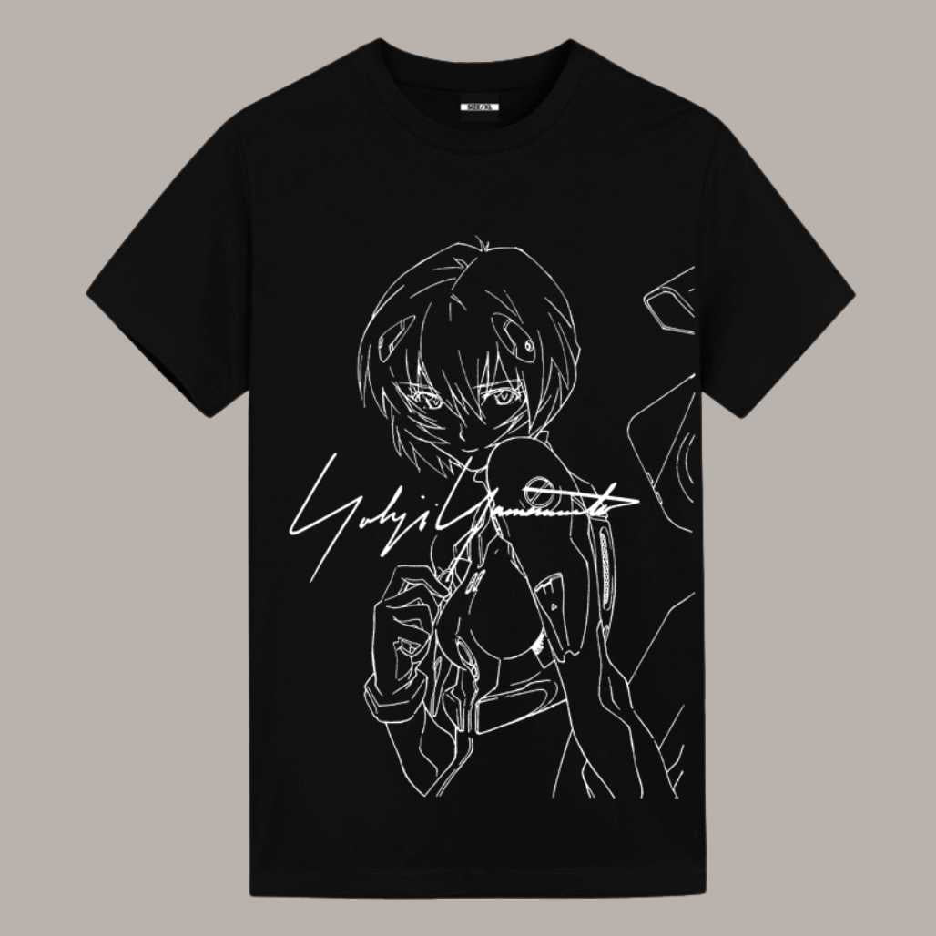 Camiseta gráfica de anime Evangelion Rei Ayanami