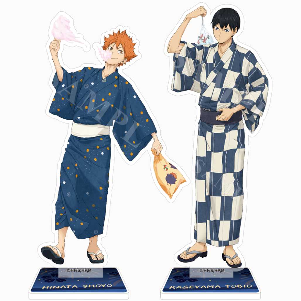 Haikyuu Characters Kimono Acrylic Anime Standees - FIHEROE.